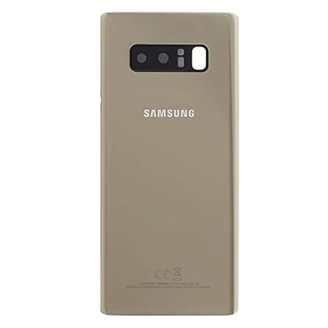 Samsung Galaxy Note 8 Back Glass Gold with Camera Lens